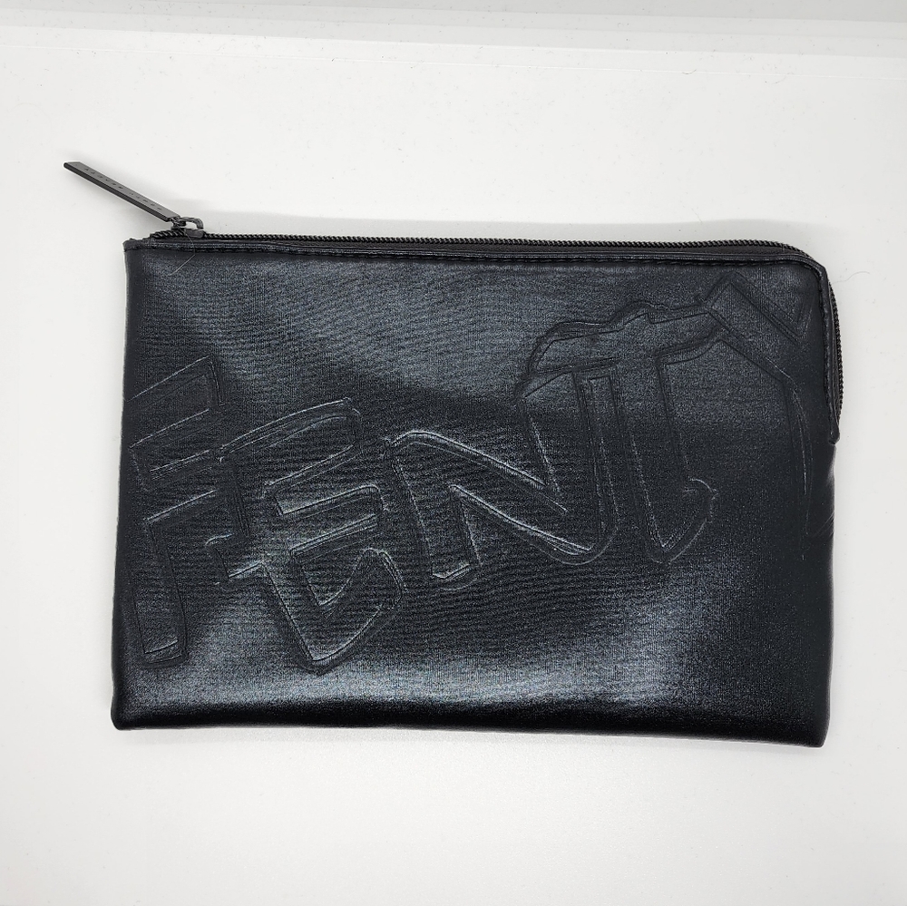 NEW! Limited Edition Fenty Beauty by Rihanna Make Up Cosmetic Bag Black
